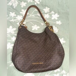 Michael Kors Lillie Large Logo Shoulder Bag